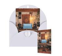 Thinking of You Cards with Envelopes music studio Blank Cards for All Occasions Thank You Blank Note Card Greeting Cards for Wedding Bridal Invitations Birthday Party 10 x 15 cm