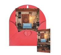 Thinking of You Cards with Envelopes music studio Blank Cards for All Occasions Thank You Blank Note Card Greeting Cards for Wedding Bridal Invitations Birthday Party 10 x 15 cm