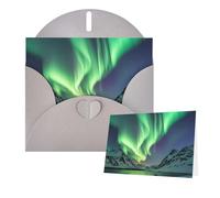 Thinking of You Cards with Envelopes Northern Lights Greeting Cards for All Occasions Thank You Blank Note Card for Wedding Invitations Valentine's Day Birthday Card 10x15 cm