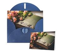 Thinking of You Cards with Envelopes Old Book Greeting Cards for All Occasions Thank You Blank Note Card for Wedding Invitations Valentine's Day Birthday Card 10x15 cm