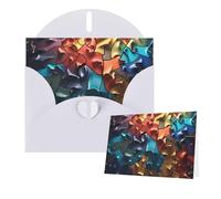 Thinking of You Cards with Envelopes Raised Jigsaw Puzzle Greeting Cards for All Occasions Thank You Blank Note Card for Wedding Invitations Valentine's Day Birthday Card 10x15 cm