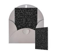Thinking of You Cards with Envelopes Science Chemistry Illustration Blank Cards for All Occasions Thank You Blank Note Card Greeting Cards for Wedding Bridal Invitations Birthday Party 10 x 15 cm
