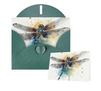 Thinking of You Cards with Envelopes Watercolor Dragonfly Blank Cards for All Occasions Sympathy Card Blank Note Card Thank You Greeting Cards for Wedding Invitations Birthday Party