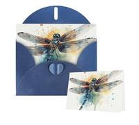 Thinking of You Cards with Envelopes Watercolor Dragonfly Blank Cards for All Occasions Sympathy Card Blank Note Card Thank You Greeting Cards for Wedding Invitations Birthday Party
