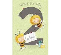 Thinking Of You - Dressed A Bumble Bee Age 2 - Birthday Card