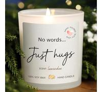 Thinking of You Gifts For Women, No Words Just Hugs Candles Bereavement Gifts Sympathy Gift Card Sorry For Your Loss Forget Me Not Seeds Dog Condolence Memorial Grief Leaving Get Well Soon Best Friend
