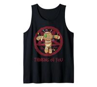 Thinking of You Voodoo Doll Satanic Pastel Goth Halloween Tank Top