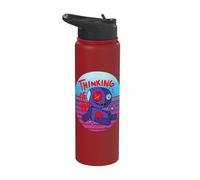Thinking of You Voodoo Doll Scary Karma Halloween Hoodoo Stainless Steel Insulated Water Bottle