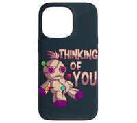 Thinking Of You Voodoo Satanic Evil Doll Kawaii Pastel Goth Case for iPhone 13 Pro