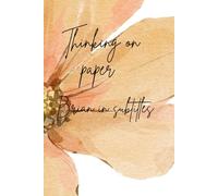 Thinking on paper Brain with subtitles