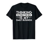 Thinking Outside The Box Is My Business - Logistician Outfit T-Shirt