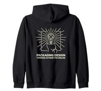 Thinking Outside The Dieline Structural Packaging Designer Zip Hoodie