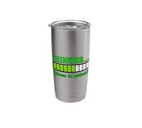Thinking Please Be Patient Funny Loading Tech Computer Geek Stainless Steel Insulated Tumbler