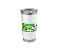 Thinking Please Be Patient Funny Loading Tech Computer Geek Stainless Steel Insulated Tumbler