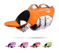 Thinkpet Dog Life Jacket Reflective Lifesaver Floating Vest Adjustable