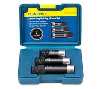 Thinkpro 7 Spline Lug Nut Socket Set,3 Piece 7 Point Lut Nut Key Set 5/8",11/16",3/4" for M14x1.5, M14x1.75, M14x2 lug nuts,for Easy Removal of Lug Nuts on Aftermarket Replacement (3 Piece Set)
