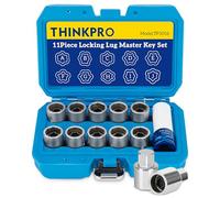 Thinkpro Locking Lug Nut Key-Wheel Lock Key Compatible with Toyota,Lexus,Tacoma,etc. 10 Pieces Wheel Lock Removal Kit,A to J Anti Theft Lug Nut Removal Tool