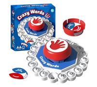 Thinks Words Game, The Quick Thinking Letter Pressing Game, 24 Letters Pressing Games, Fast-Paced Family Board Games For 2-8 Players, Fun Thinks Words Spelling G-ame For Adults, Kids