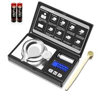 THINKSCALE Milligram Scale, 50g/0.001g Digital Jewelry Scale, Micro Gram Scale for Powder, Medicine, Gold, Gem, Reloading, Mg Scale 6 Units, Tare, Cal Weight Included
