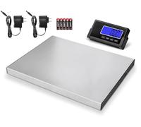 THINKSCALE Shipping Scale, 397lb Heavy Duty Digital Stainless Steel Large Platform Postal Scale with Wireless Display, Baby Scale Office Package Scale,Commercial Scale for Business, Puppy Scale
