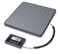 THINKSCALE Shipping Scale, 440 lbs/1 oz Highly Accurate Postal Scale with Hold/Tare/LCD Display, Lightweight Digital Postage Scale for Packages/Luggage/Post Office/Dog, Battery & AC Adapter Included