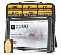 ThinkScan TK689BT OBD2 Diagnostic Tool with 34 Reset Function + Full System Diagnostic, Car Diagnostic Tool for ECU Coding/BI Directional Control/CANFD & DoIP