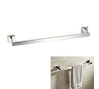 ThinkTop Wall Mounted Towel Rail 600mm Towel Holder for Bathroom, SUS304 Stainless Steel Mirror Polishing Towel Bar, Square Style, Splicing Save Space, Silver