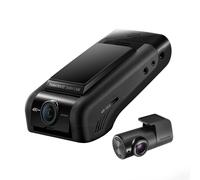 Thinkware U1000 Plus Dash Cam - 4K UHD 2160p Front & HD Rear Car Dash Camera with Built-in Wi-Fi & GPS, Super Night Vision & Hardwire For Battery Safe Parking Mode - 64GB SD Card - Android/iOS App