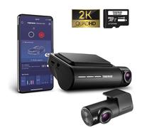 Thinkware Q850 Dash Cam QHD 1440p Front & 1080p HD Rear Car Camera - With Super Night Vision, Connected App - Includes Hardwire Lead for Battery Safe Parking Mode & 64GB SD Card - Android/iOS App