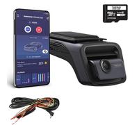 Thinkware U3000 Dash Cam - 4K UHD 2160p Front Car Dash Camera - Built-in Wi-Fi & GPS, Super Night Vision 4.0, Hardwire Lead For All New Battery Safe Radar Parking Mode - 64GB SD Card - Android/iOS App