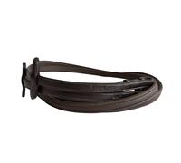 ThinLine English Reins Black Buckle With Stoppers - Black 54''
