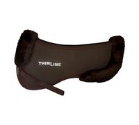 ThinLine Trifecta Half Pad with Sheepskin Rolls - Brown - Small