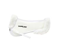ThinLine Trifecta Half Pad with Sheepskin Rolls - White - Small
