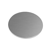 Thinness Silver Round Plate 0.5mm Thick 50-200mm Dia, 304 Stainless Steel Blank Round Discs 1pc(200mm x 0.5mm)