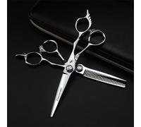 Thinning Scissors for Hairdressing, 6.0" Hair Cutting Scissors, The Handle Has A Patterned Design and is Exquisite and Beautiful, Suitable for Home Salons