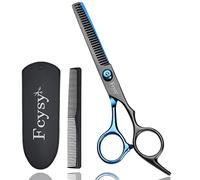 Thinning Scissors Hairdressing Blending Shears, Fcysy Professional Texturizing Shears Hairdresser Hair Thinner with Comb Barber Haircut Set