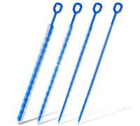 Thinp 12.6 Inch Straw Cleaner Brush Extra Long, 4-Pcs Straws Brush Extra Long with Nylon Bristles Reusable Straw Cleaning Brushes for Stanley Metal Glass Straws