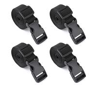 Thinp 4 Pack Tie Down Straps, 2m Adjustable Lashing With Quick Release Buckles for Boat Cover, Cargo, Luggage, Bicycles, Car Roof Rack Fixing and Moving