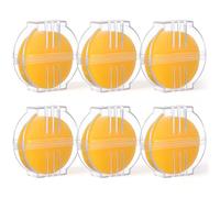 Thinp 6 Pcs Beeswax Thread Conditioner, Thread Wax with Plastic Box Beeswax for Hand Sewing Quilting Strengthening Line Hand Embroidery Supplies and Tools (Yellow)