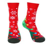 Thinp Christmas Socks for Men, Mens Holiday Socks Colorful Christmas Stocking Stuffers Crazy Funny Sock Warm Winter Sock Christma Gifts for Men US Size 4.5-9.5