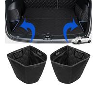 ThinsGo EVAUTO Tesla Model Y Trunk Boot Storage Organizer Left And Right Trunk Pockets 2022 2021 2020 Accessories-2 Pack