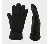 Thinsulate Double Fleece Gloves - Black, Black S-M