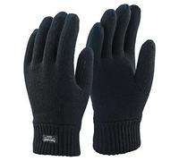 Thinsulate Extreme Thermal lined knitted Gloves black Small Medium (One Size)
