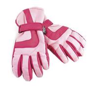 Thinsulate Kids 3M Thinsulate Lined Waterproof Thermal Ski Gloves - 6-7 Years - Pink