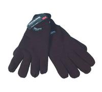 Thinsulate Lined Black Knit Mens GLOVES