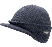 Thinsulate Peaked Knitted Beanie Hat Winter Hat Stretch Knit Work Causal Outdoors Fleece Lined One Size (Blue)