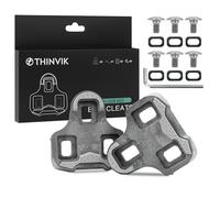 Thinvik Bike Cleats for Look Keo Grip,Road Bike for Look Keo Cleat with Anti-Slip Rubber Desgin.Bicycle Cleat Set for Indoor&Outdoor Cycling- 3 Float Degree