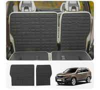 Thinzyou Back Seat Cover Protector Compatible with 2021-2024 Kia Sorento 6&7 Seats Cargo Mat Cargo Liner TPE All Weather Trunk Liner 2023 Sorento Accessories (2nd Row Backrest Mats)