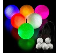 THIODOON Led Golf Balls Glow Golf Balls, Flashing Glowing Golf Ball, Night Glow Flash Light up, Long Lasting Bright Night Sports
