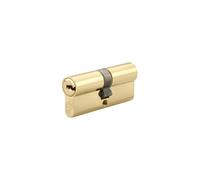 THIRARD 00062113 Cylindre Double Entry Lock FTH 6G, 35x35mm, Brass Cylinder, Protection Against Picking, Drilling and Pulling, 3 Reversible Flat Keys, 35x35 mm